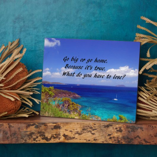 大きく行くか家に帰るガストのために行く フォトプラーク (側面)