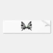 大きく賢明なキツネの尾の蝶 バンパーステッカー (正面)