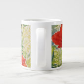 大きく赤いケシ ジャンボコーヒーマグカップ (裏面)