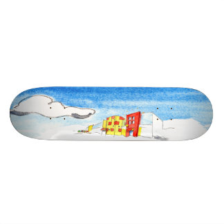 大きく赤いドアの@DuPageの子供の博物館 スケートボード