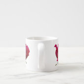 大きく赤いバラThunder_Cove色 エスプレッソカップ (裏面)