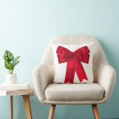 大きく赤い弓枕 クッション (椅子)