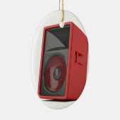 大きく赤い拡声器 セラミックオーナメント (右)