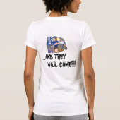 大きく醜いBBQの女性ティー Tシャツ (裏面)