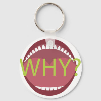 大きく開いた口 キーホルダー