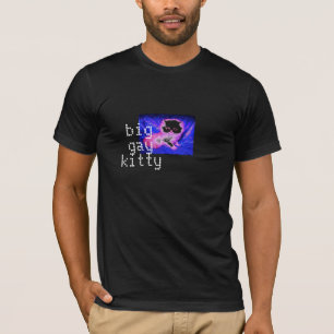 大きく陽気な子猫 Tシャツ