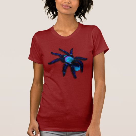 大きく青いくものワイシャツ Tシャツ (正面)