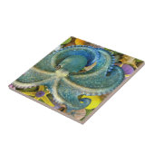 大きく青いタコのタイル タイル (側面)