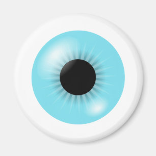 大きく青い眼球の磁石 マグネット