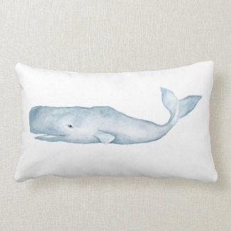 大きく青い腰神経のアクセントの枕 ランバークッション