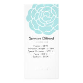 大きく青い花は棚カードを整備します ラックカード (正面)