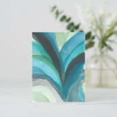 大きく青い葉I ポストカード (スタンド正面)