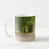 大きく黄色いスクールバス コーヒーマグカップ (左)