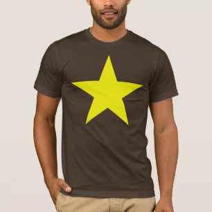 大きく黄色い星 Tシャツ