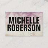 大きく黒いフォント 名刺 (正面)