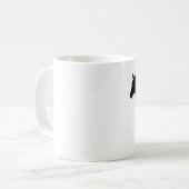 大きく黒い馬 コーヒーマグカップ (正面左)