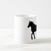 大きく黒い馬 コーヒーマグカップ (中央)