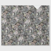 大きく、黙した水気が多いSempervivums - ラッピングペーパー (フラット)