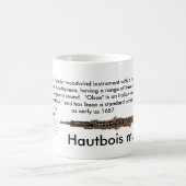 大きさで分類される常連(11のoz。) Oboeのマグ コーヒーマグカップ (中央)