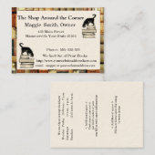 大きさで分類される本の名刺- Chubbieの猫 名刺 (正面/裏面)