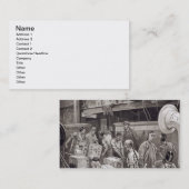 大きさをロンドンの茶船の上で壊して 名刺 (正面/裏面)