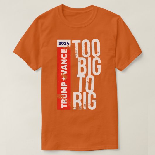大きすぎてリグが2024 動揺して 1 Tシャツ (デザイン正面)