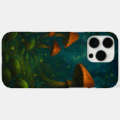 大きすぎるキノコでいっぱいの魔法の森 Case-Mate iPhoneケース (裏面 (横))