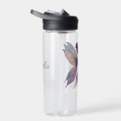 大きすぎる花を持つ妖精パーソナライズされた ウォーターボトル (右面)