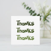 大きなおもしろいありがとうグリーティングカード サンキューカード (スタンド正面)