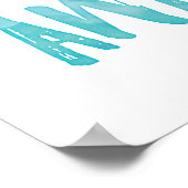 大きなおもしろいと素晴らし子供プリントポスター ポスター (角)