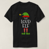大きなおもしろいクリスマスマッチング家族パジャマ Tシャツ (デザイン正面)