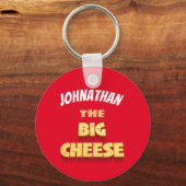 大きなおもしろいチーズボス漫画 キーホルダー (裏面)