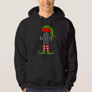大きなお尻のエルフのマッチングファミリーグループ クリスマスパーティー パーカ