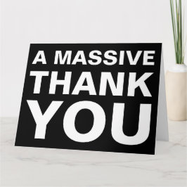 大きなお礼の大きなグリーティングカード サンキューカード