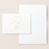 大きなお礼を言う小さなカード 箔カード (ディスプレー)