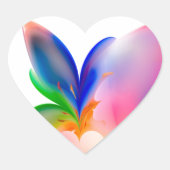 大きなお辞用ギフトボックス ハートシール (正面)