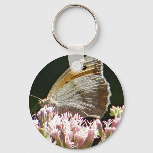 大きなかわいらし蝶 キーホルダー (正面)