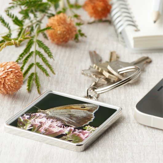 大きなかわいらし蝶 キーホルダー (側面)