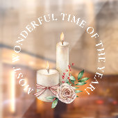 大きなすばらしい時間、クリスマスキャンドル ウィンドウサイン (シート2)