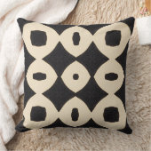 大きなはっきりした幾何学模様 クッション (ブランケット)