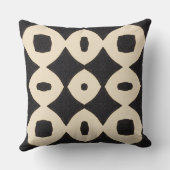 大きなはっきりした幾何学模様 クッション (裏面)