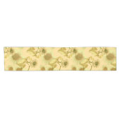 大きなひまわり模様 ショートテーブルランナー (横)