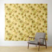 大きなひまわり模様 タペストリー (インサイチュ(横))