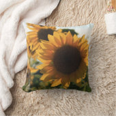 大きなひまわり綿枕 クッション (ブランケット)