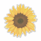 大きなひまわり花シール シール (正面)