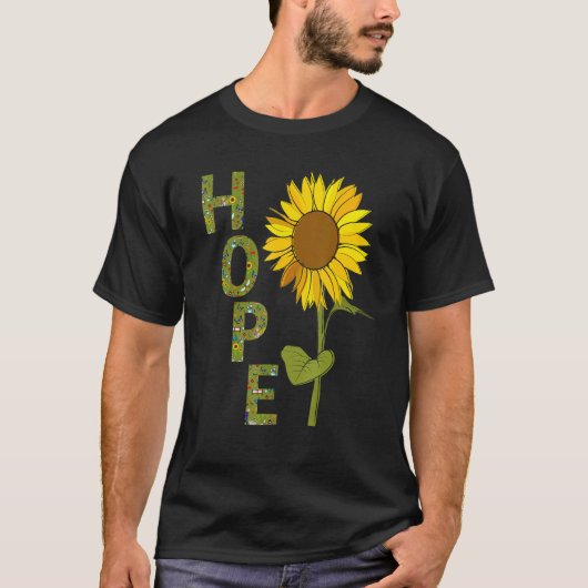 大きなひまわり ガーデナーズ・クリエイティング・ホープ Tシャツ (正面)