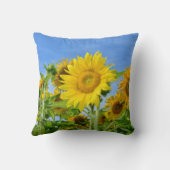 大きなひまわり クッション (裏面)