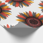 大きなひまわり ラッピングペーパー (角)
