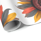 大きなひまわり ラッピングペーパー (ロールコーナー)