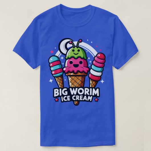 大きなアイスクリーム Tシャツ (デザイン正面)